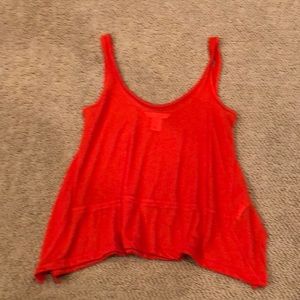 H&M Conscious poppy colored tank top size XS